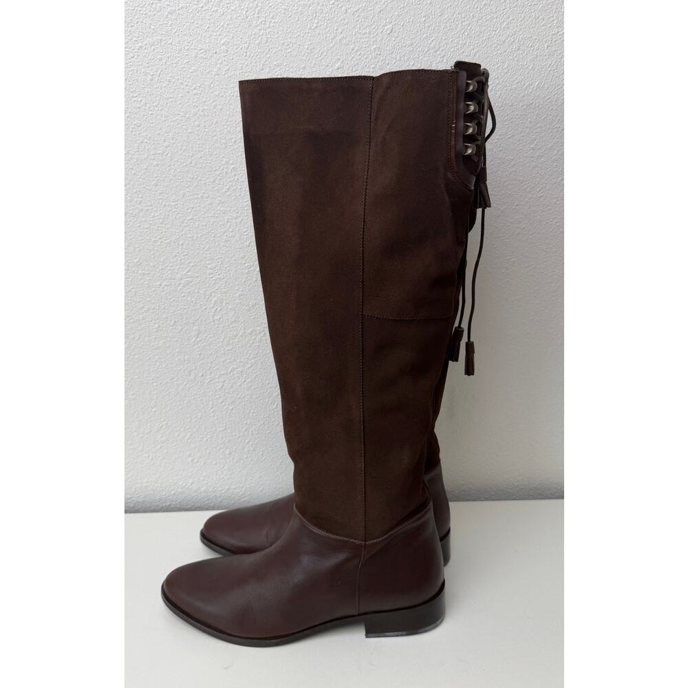 NIB French Sole Jessica Brown Suede Boots Womens 9.5 - Picture 3 of 14